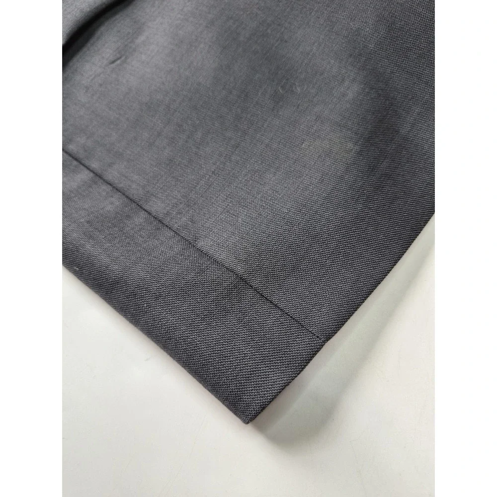 Jos A Bank Mens Slim Fit Sports Coat 43L Gray Wool 2 Button Blazer M801